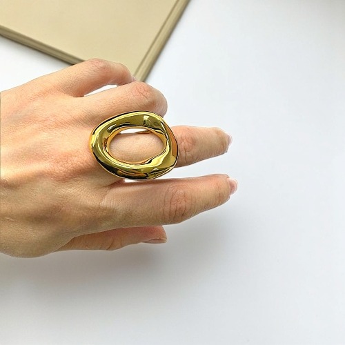 Anillo Tono Dorado - Flip image view