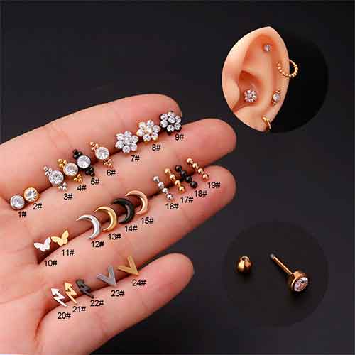 Arete de Perforación con Incrustaciones de Zirconias por Unidad - Flip image view