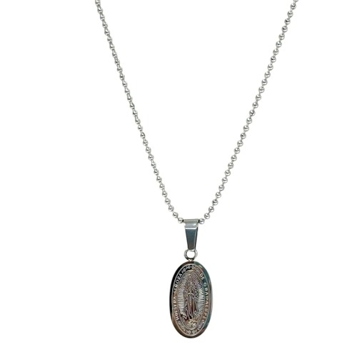 Collar con Medalla Virgen de Guadalupe - Flip image view