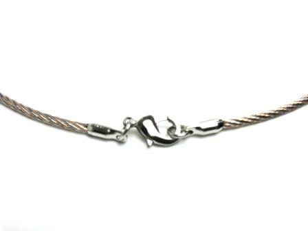 Collar Gold Rose y Acero - Flip image view