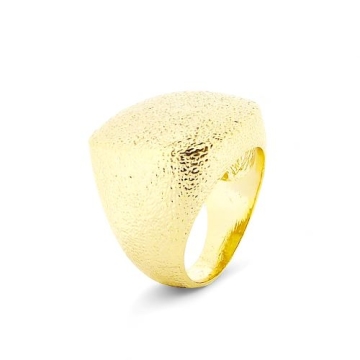 Anillo de Rodio, tono dorado