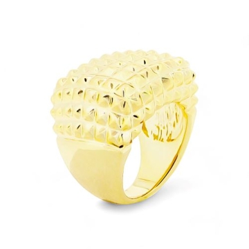 Anillo de Rodio, tono dorado