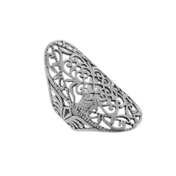 Anillo silueta larga Tono Acero  o Dorado