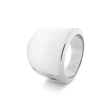 Anillo de Acero, piedra blanca
