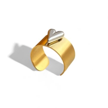 Anillo de Acero Dos Tonos