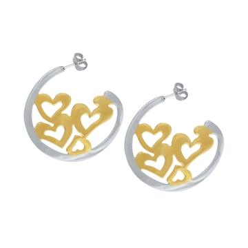 Aretes dos tonos