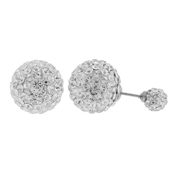 Aretes balin de zirconias