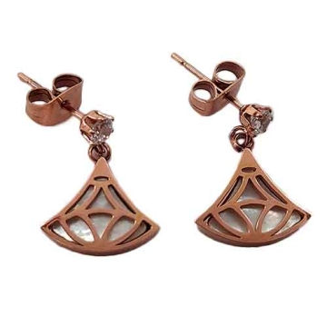 Aretes gold rose