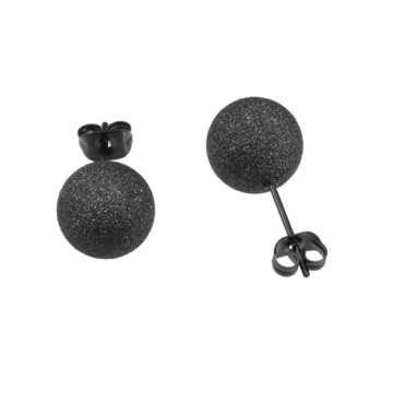 Arete Balines Tono Negro