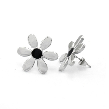 Arete Flor Dos Tonos