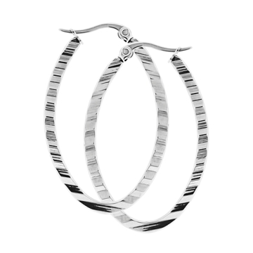 Aretes ovalados un Tono