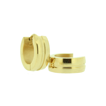 Aretes Huggie para Niña gold