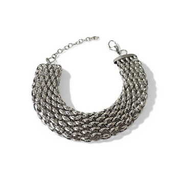 Brazalete Malla Tono Acero