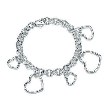 Brazalete divertidos encantos Baño de Plata 925