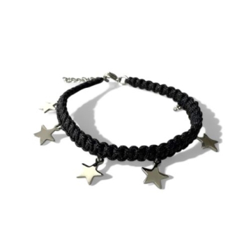 Brazalete de Hilo con dijes de estrellas