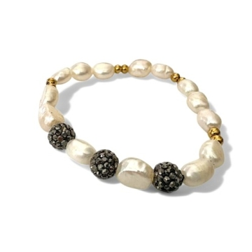 Brazalete Elástico Perlas simuladas