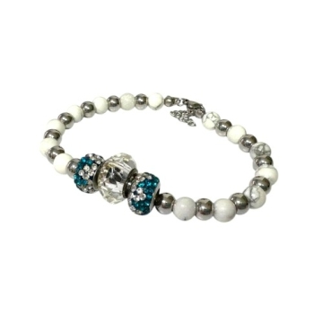 Brazalete Piedras Blancas