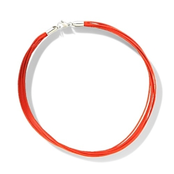 Collarde Cuero Rojo