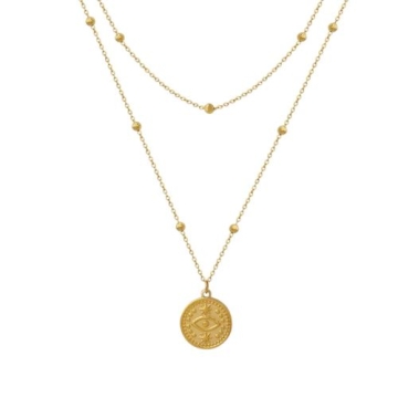 Collar doble, ojo Turco