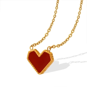 Collar Heart Red