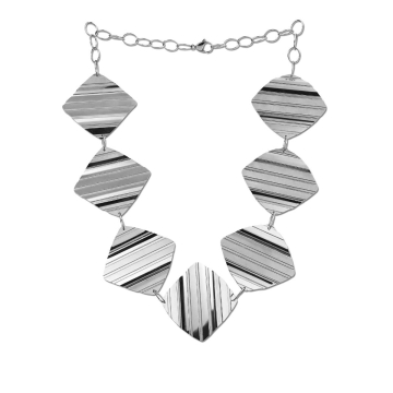 Collar Sweet  rombos acanalados