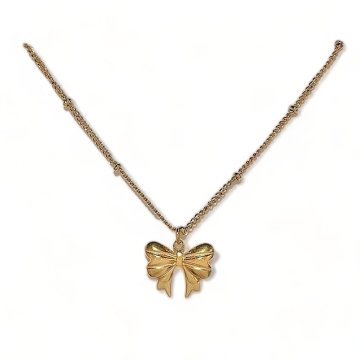 Collar de Acero Tono Dorado