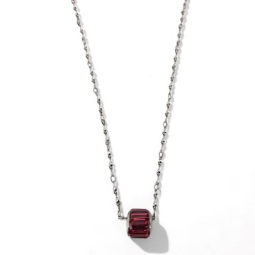 Collar piedra color Fuscia