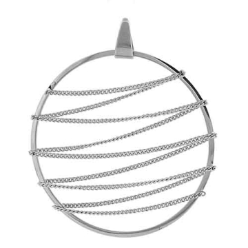 Dije circular entrelazados