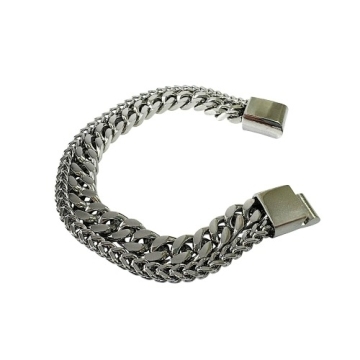 Brazalete doble Tono Acero