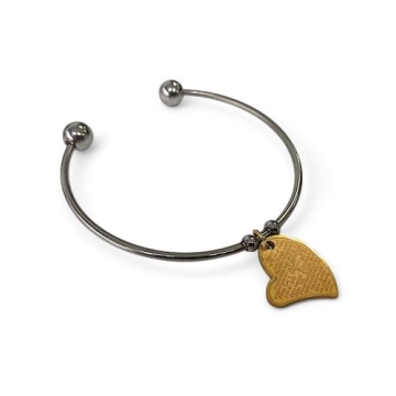 Pulsera de Acero, dije Oración Padre Nuestro