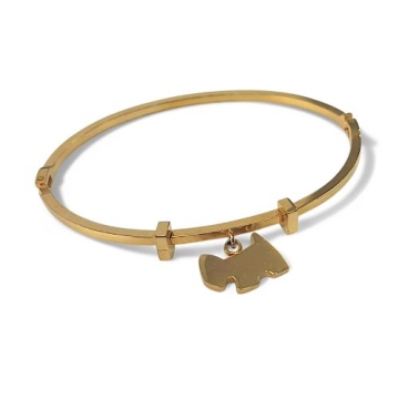 Pulsera Dog Tono dorado