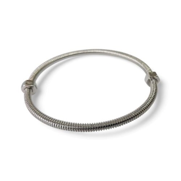 Pulsera Tornillos Tono Acero