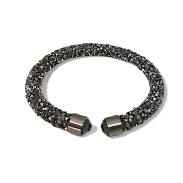 Pulsera abierta tono negro