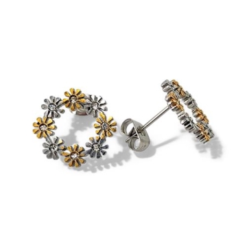 Arete con siluetas de Flor