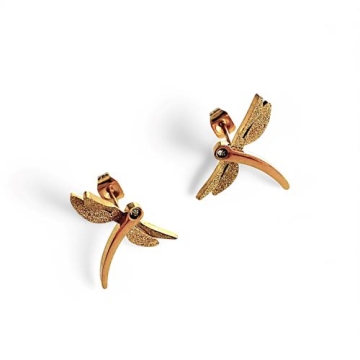 Arete Dragonfly Tono Dorado