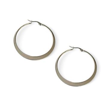 Aros Tono Acero Diámetro 4cm