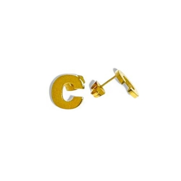 Aretes alfabeto Letra C