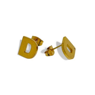Aretes alfabeto Letra D