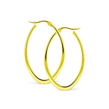 Aretes hoop Tono Dorado