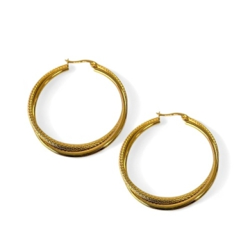 Aros Tono Dorado