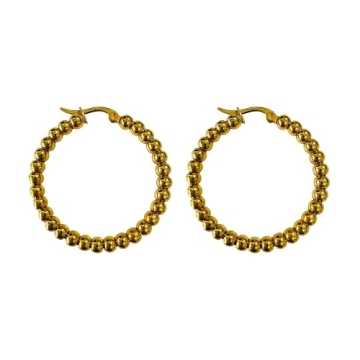 Aros Dorados, Diámetro 4cm