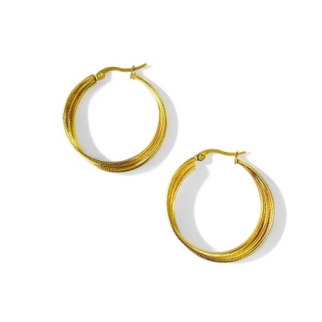 Aros Tono Dorado