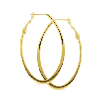 Aretes hoop Tono Dorado