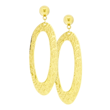 Aretes Drop Tono Dorado