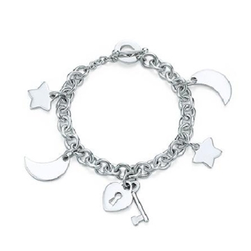 Brazalete divertidos encantos Baño de Plata 925