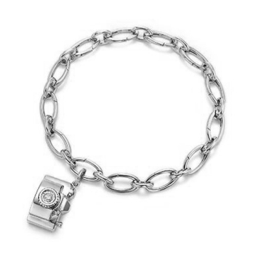 Brazalete dije Cámara Fotográfica Baño de Plata