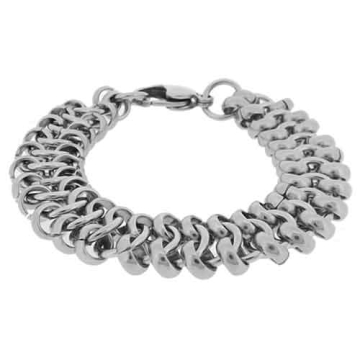 Brazalete silueta tono Acero