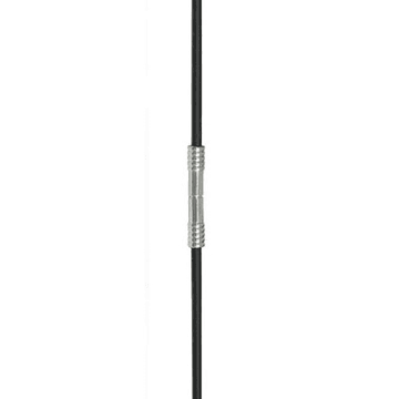Cadena de PU Negro, Cierre Magnético de Acero, L= 45cm, Esp= 2mm