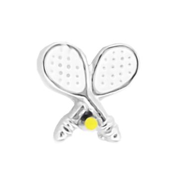 Charms de Raqueta de Tenis