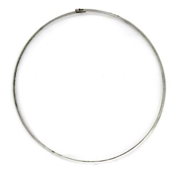 Collar color acero